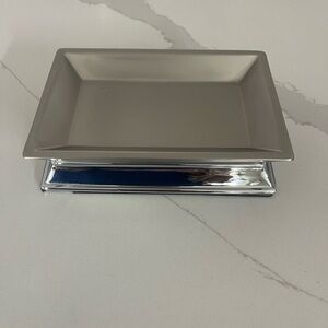 Silver Rectangular Tray soap dish